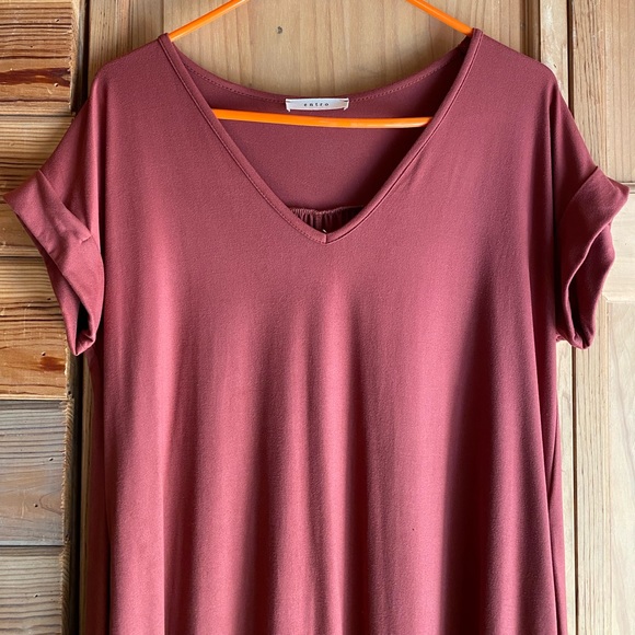 Entro Rust Dress - Picture 2 of 5